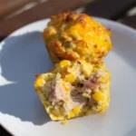 Delicious High Protein Savory Muffins with Turkey & Cheddar (No Protein Powder!)