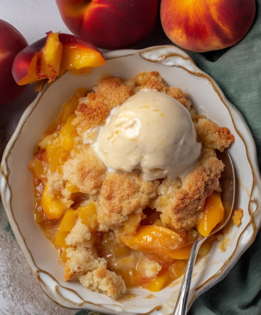 Classic southern peach cobbler recipe