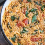 The Ultimate 5-Star Creamy Tomato Spinach Orzo Bake (Easy & Impressive!)