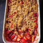 The Ultimate Strawberry Rhubarb Crumble (Sweet, Tart & Easy!)